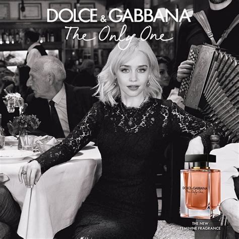 dolce gabbana the one werbung emilia clarke|emilia clarke dolce and gabbana.